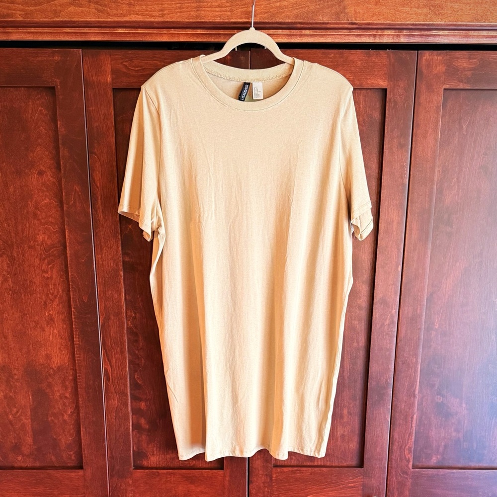 H&M Beige Mini Dress